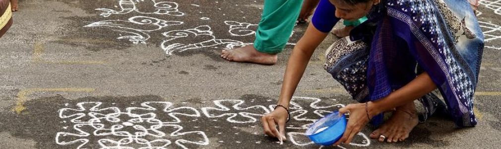 KOLAM. Unha arte efémera de mulleres no sur da India