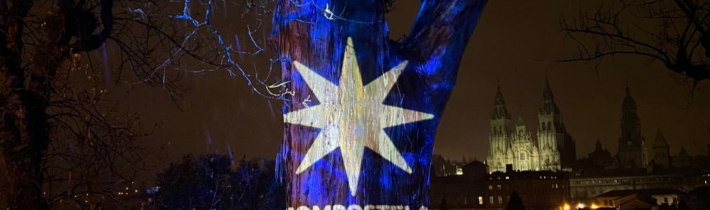 "Compostela das estrelas": Itinerario con iluminación artística