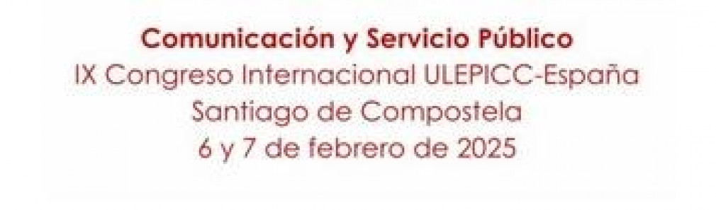  IX Congreso Internacional ULEPICC-España